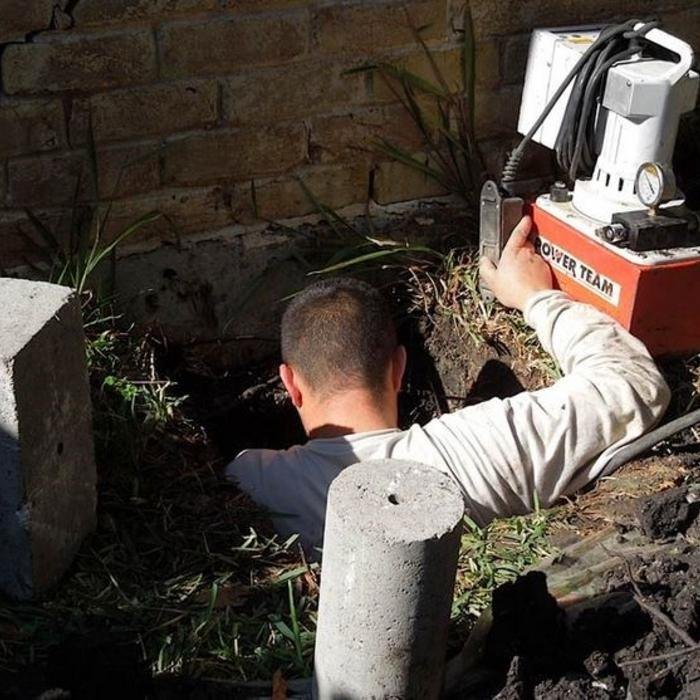 Foundation Repair construction work